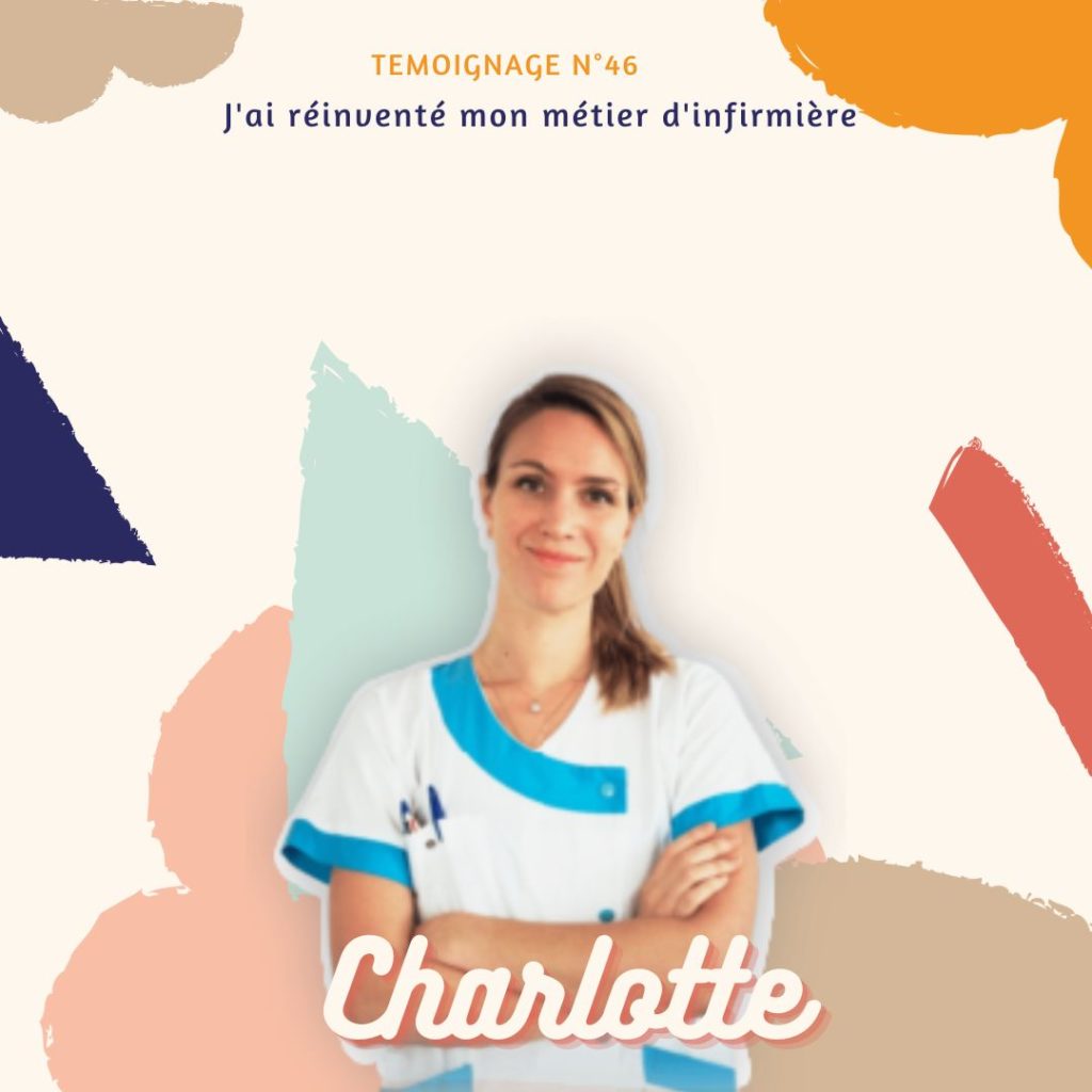 charlotte K métier infirmière